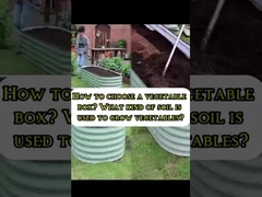 Giường vườn bằng kim loại lớn hình chữ nhật chống sâu